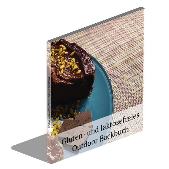 Gluten- and lactose-free outdoor baking book, 18 x 20 cm