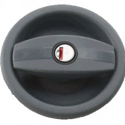 Caravan door lock - Right - Black / black