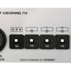 Compact panel 714 - Silver - USB-A and USB-C