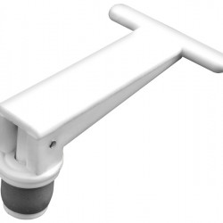 Drain plug, hinged bung for fresh water tanks
