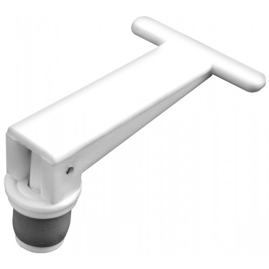 Drain plug, hinged bung for fresh water tanks