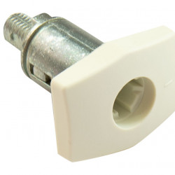 White square trunk lid lock without cylinder and key