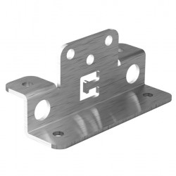 Side reinforcement bracket (length 80 mm) for large solar modules