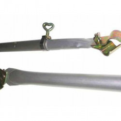 Aluminum tension rod/roof support rod 170-250cm, 3-piece