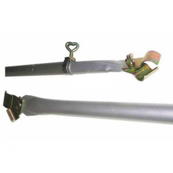 Aluminum tension rod/roof support rod 170-250cm, 3-piece