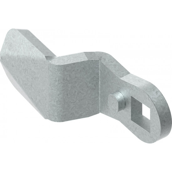 Tongue for door safety lock, height 6mm, length: 45mm