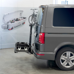 BackPower towbar-mounted bike rack with space for 2 bikes