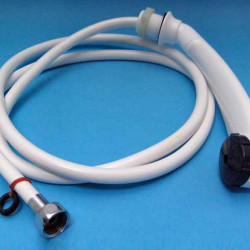 Duett shower set, 2-way valve, white, SB