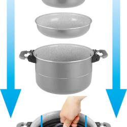 Brunner Fusion 7+1 Cookware Set