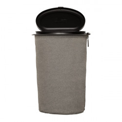 Flextrash waste bin, 3 liters, grey