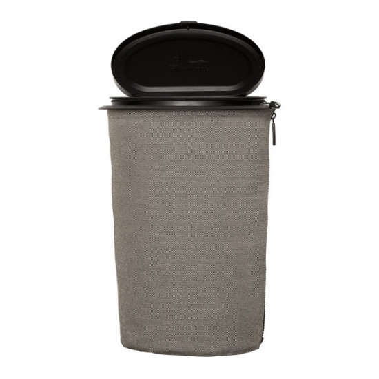 Flextrash waste bin, 3 liters, grey