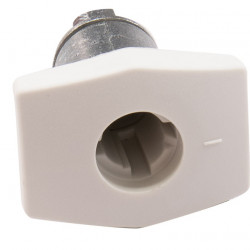 White square trunk lid lock without cylinder and key