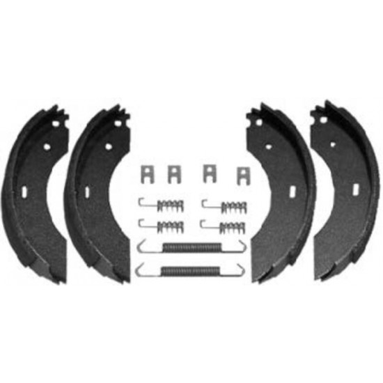 Brake shoe set including flange nut - ALKO 2360/2361