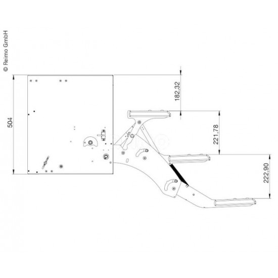 Series U step 3-step - 550 mm - 12 V