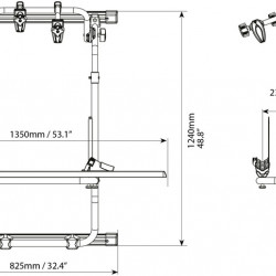 MENABO - TREMONT A rear bike carrier