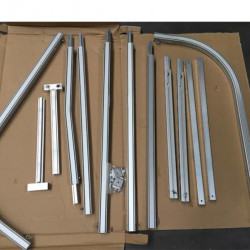 PIPER tent assembly frame, circumference 10m, height 2.6m