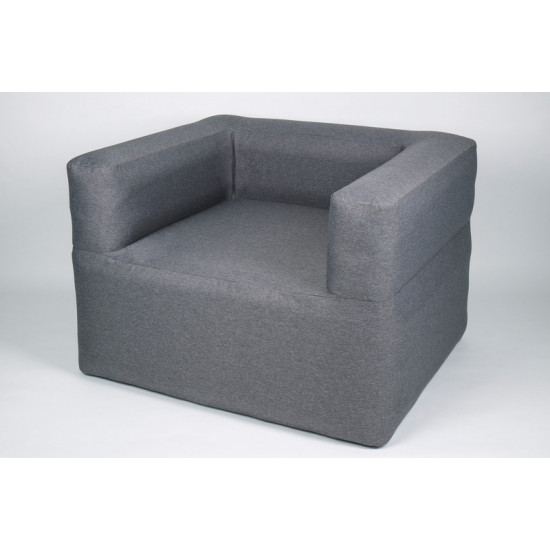 Inflatable armchair - mottled grey