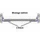 Mounting bracket for full extension slides - L-brackets - set of 2