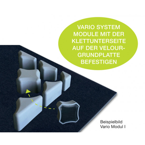 Purvario Velour base plate 30 x 50 cm