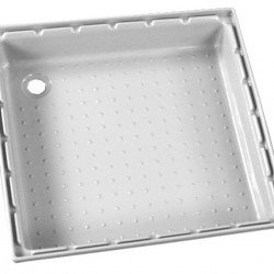 Shower tray - 650 x 650 mm - White