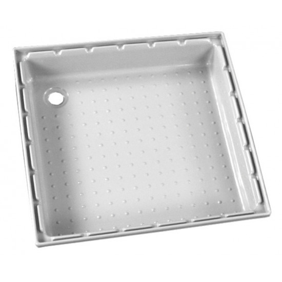 Shower tray - 650 x 650 mm - White