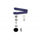 Sew-free snap fasteners for attaching fabrics to wood or sheet metal - 10 pieces