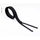 Zipper 130cm, separable - detachable, black, plastic