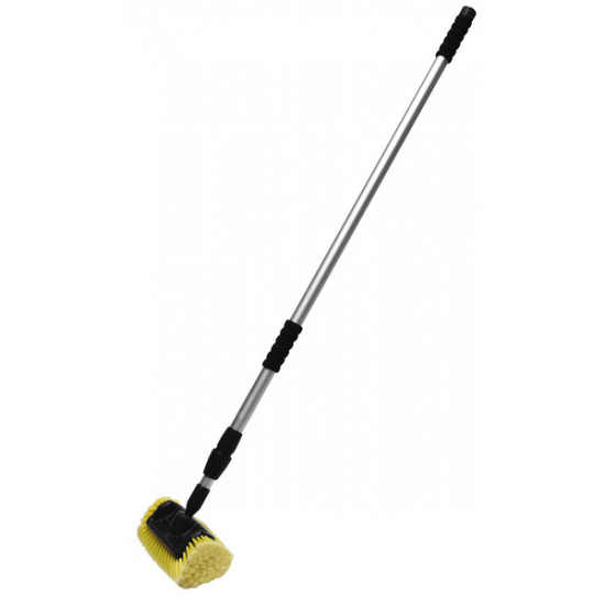 Car wash brush with all-around brush and adjustable handle 1.15 - 1.8 m