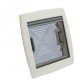 Roof hatch 400 x 400 mm - frosted glass - with roller blind and mosquito net