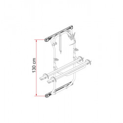 Mounting profile kit bars DJ Ducato from 2006 onwards - Silver