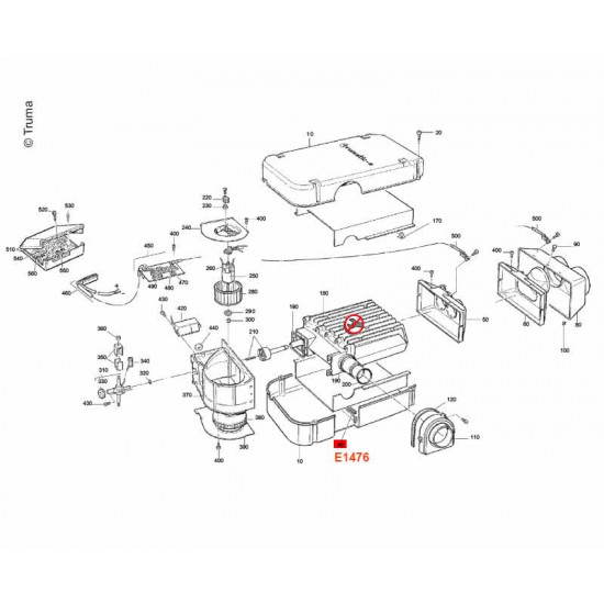 Sealing profile 560mm