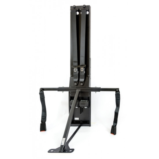 Universal elevated seat frame for 2 people
