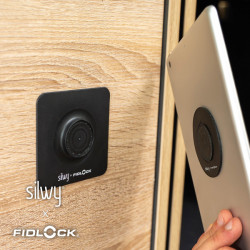 Magnetic wall-mounted mobile phone holder