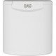 Gas outlet 130 x 145 mm with magnetic closure - White