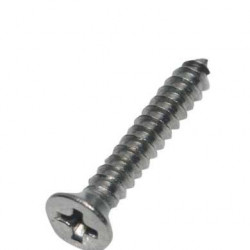 Stainless steel countersunk screws for roof hatches