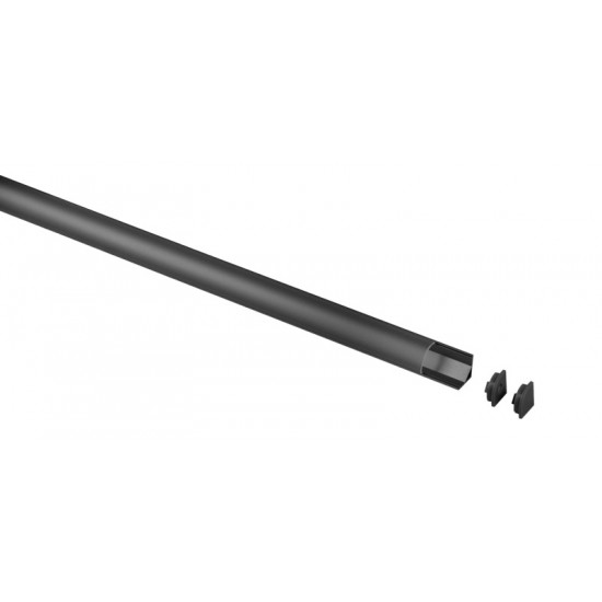 Aluminum profile for LED strips - corner profile - length 1.5 m