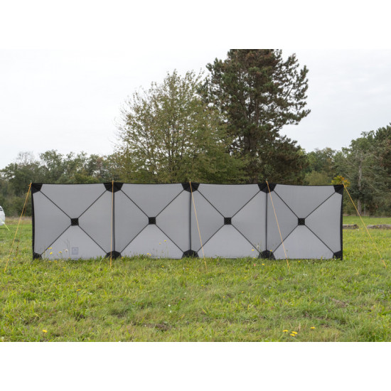 Smögen windbreak - 500 x 125 cm - Grey