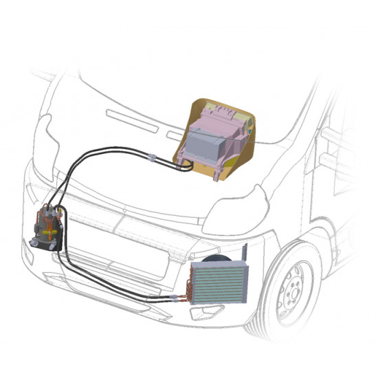 Ultra Comfort 6000 air conditioner for Fiat Ducato / Citroën Jumper / Renault Boxer / Opel Movano