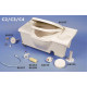 Flushing pump for cassette toilets C2 / C3 / C4