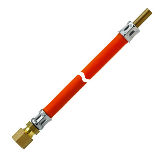 Marine gas hose 40 cm - RVS8 x RST8