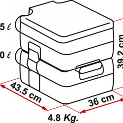 Camping toilet Fiamma Bi Pot 39