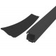Cable trunking 35x20mm 20m roll black with double-sided adhesive tape