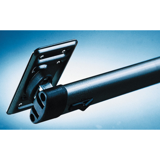 Folding table leg - top joint - 675 mm - metallic