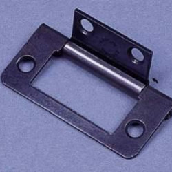 Straight 50mm blued hinge