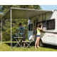 Thule wall-mounted awning 5200 4.0m, silver housing, color: Blue Sky