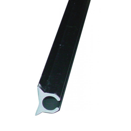 Keder profile rail - silver-colored - 2.5 m