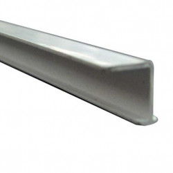 Single-track plastic curtain rail
