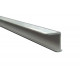 Single-track plastic curtain rail