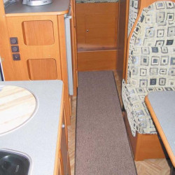 Living room carpet 80x50 grey