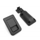 Snap lock 36 x 59 mm for door thicknesses 12 - 18 mm - Matte Black